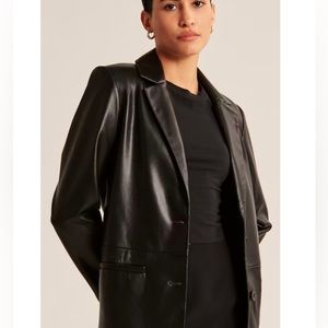 NWOT AF Vegan leather blazer